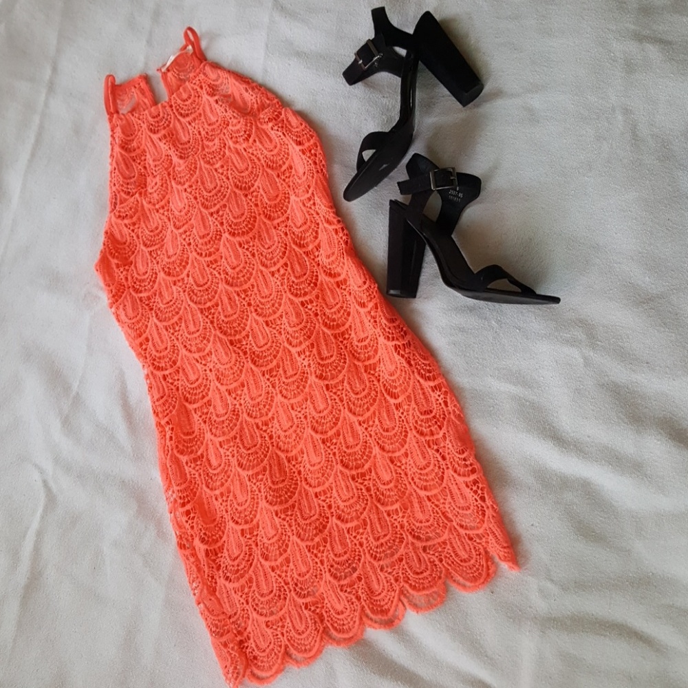 Fitted knit dress